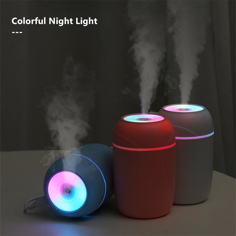 Humidifier Timing USB Ultrasonic Dazzle Cup Humidifier Essential Oil Diffuser Cool Mist Maker Air Purifier Car Air Humidif