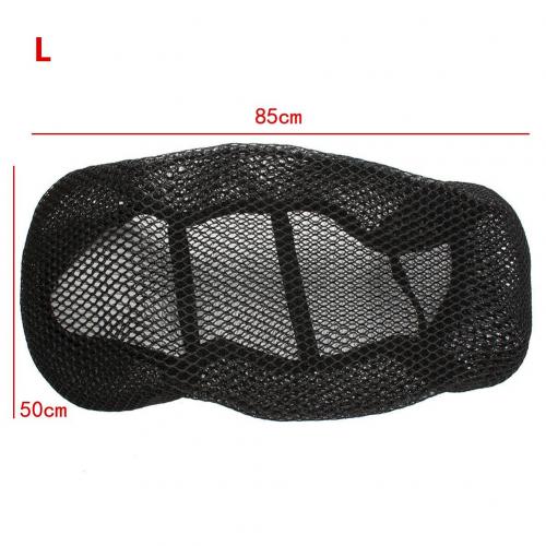 Summer Cool 3D Mesh Motorcycle Seat Cover Breathable Sun-proof Motorbike Scooter Seat Covers Cushion For Yamaha Suzuki: L