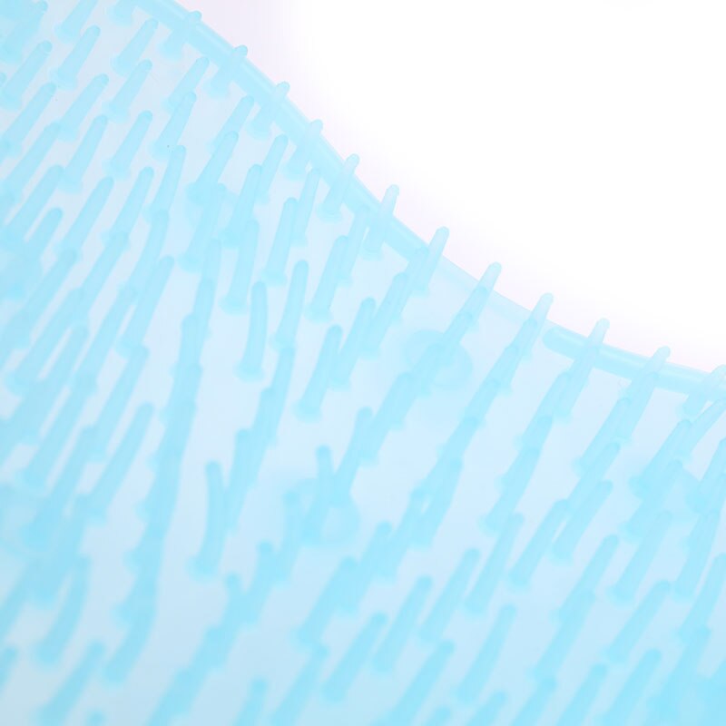 Silicone Suction Cup Bathroom Massage Soft Shower Mat Non-slip Bath Mats