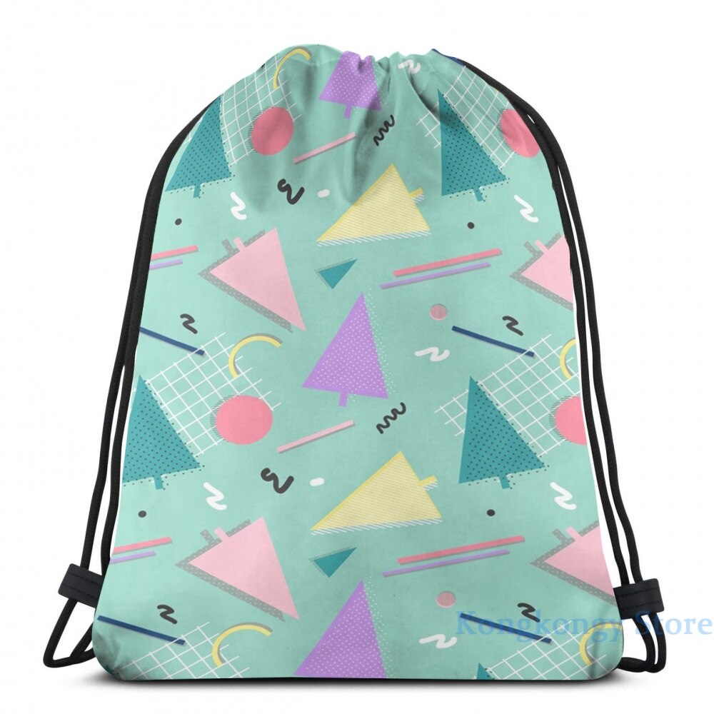 Divertido estampado gráfico de Menfis, mochila de carga USB de Navidad para hombres, mochilas escolares para mujeres, bolsa de viaje para ordenador portátil: Drawstring Bag