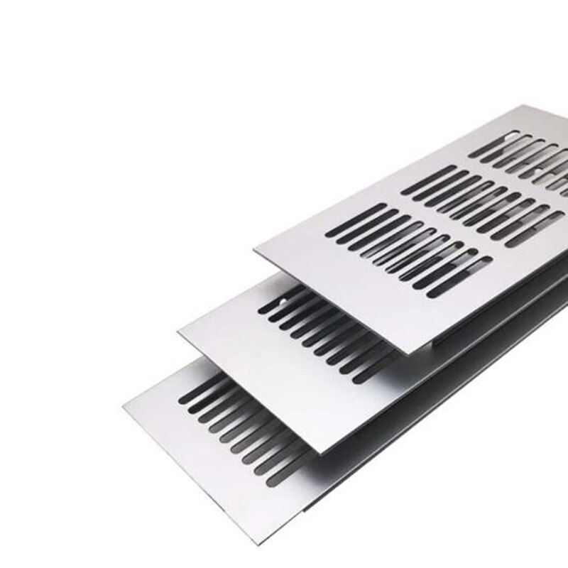 Aluminum Alloy Breathable Mesh Wide Rectangular Air Vent Ventilator Grille Cover Closet Shoe Cabinet Conditioner Household Tools