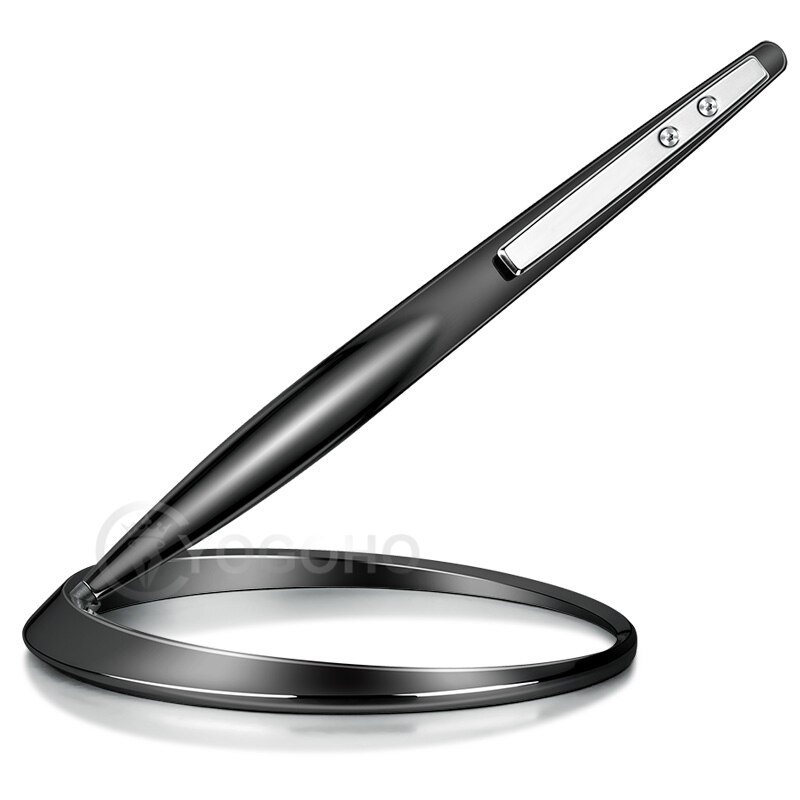 Inkless Beta Pens Metal fountain Pen no Ink iron pen Nib Fineliner Pen Business Stationery Office Supplies: Cool Black