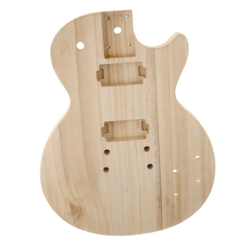 Unfinished Guitar Body fit for ST Electric Guitar, Maple Wood DIY Parts, Fine Workmanship, Durable and Safe to Use.