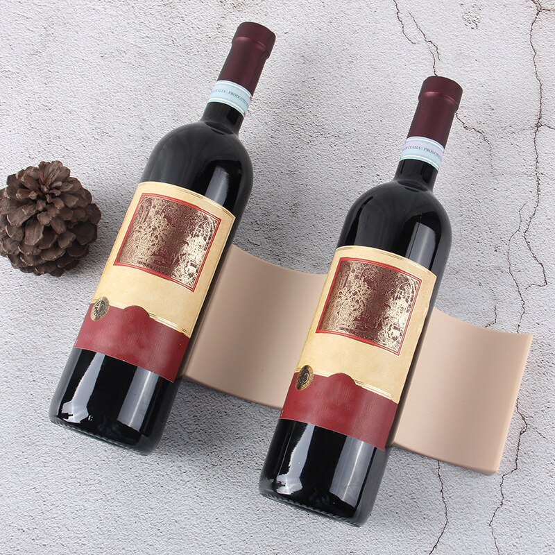 Wine rack stackable bottle rack countertop beverage bottle storage rack wine bottle can storage device for desktop refrigerator