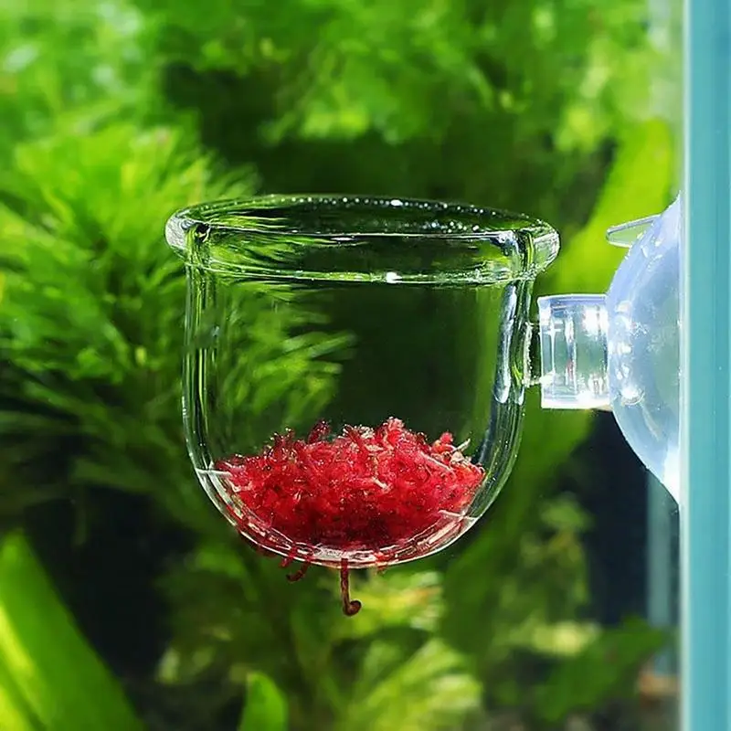 Pote de vidro para decoração de aquário, pote de água de bolinhas para berçário de plantas aquáticas, copo cilíndrico, acessórios para aquário