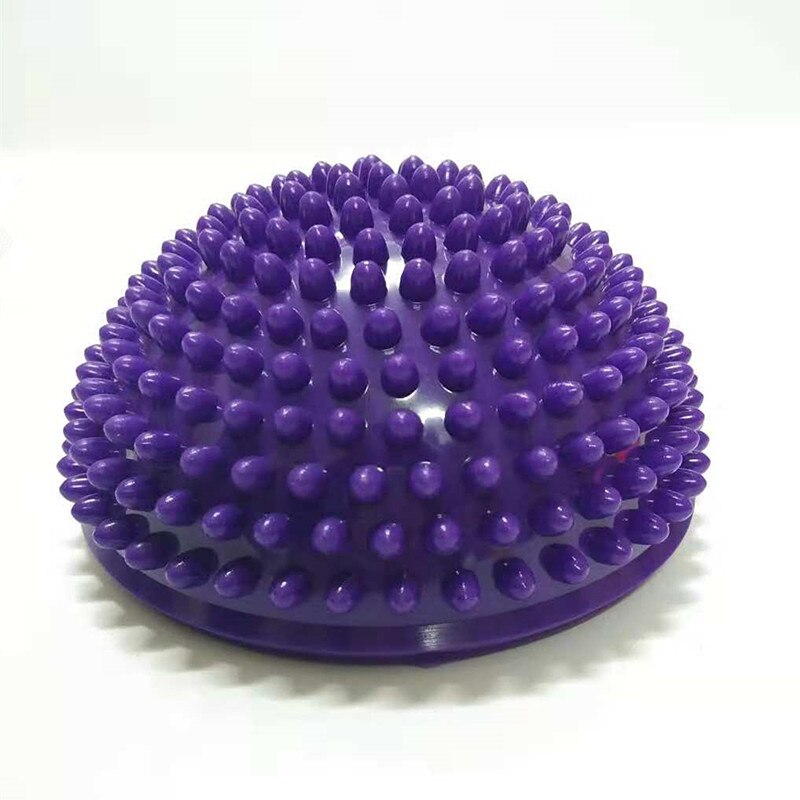 Los niños hemisferio piedras punta masaje Fitball bola Balance media pelota para Yoga de integración sensorial bola juegos deportes Juguetes: Morado