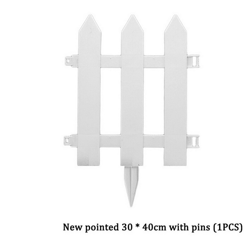 Mini Round Fence Garden Plastic Fence Indoor Outdoor Lawn Patio DIY Fence: G291005