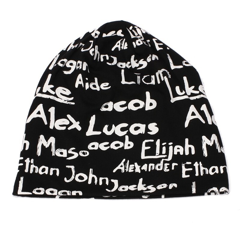 Los hombres y las mujeres Beanie Cap carta sombrero de algodón tejido al aire libre Otoño Invierno deportes Accesorios