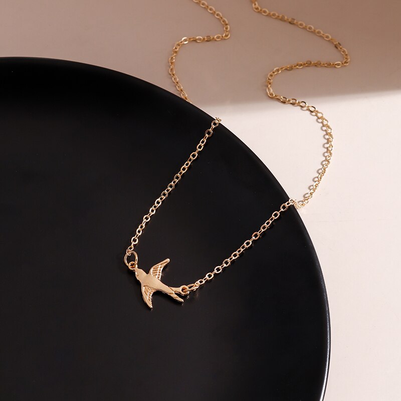 Eenvoudige stijl sleutelbeenketting zee marine anker kettingen en hangers voor vrouwen meisjes verjaardagsfeestje sieraden collier: Messing Plated