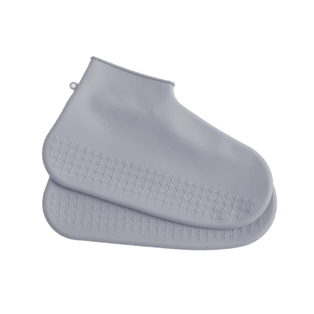 Botas de sapato impermeável capa de silicone material unisex sapatos protetores botas de chuva para dias chuvosos ao ar livre indoor reutilizável 1 par ^ *: G391027 / M 35-39