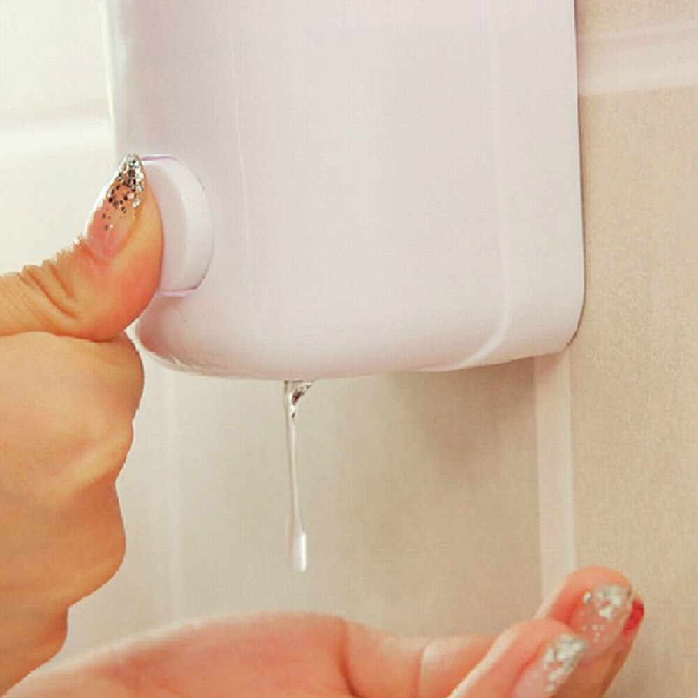 White 500ml/1000ml Liquid Soap Dispenser Single/Double Head Wall Mounted Soap Dispenser Bathroom Kitchen Foam Dispensers