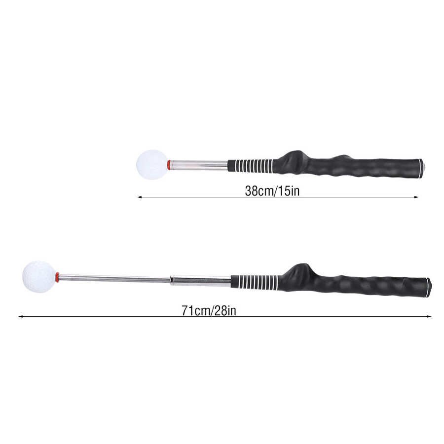 Swing Trainer Aid for Improved Rhythm Flexibility Tempo and Strength Swing Grip Trainer Warm Up Training Aid Telescopic Club for