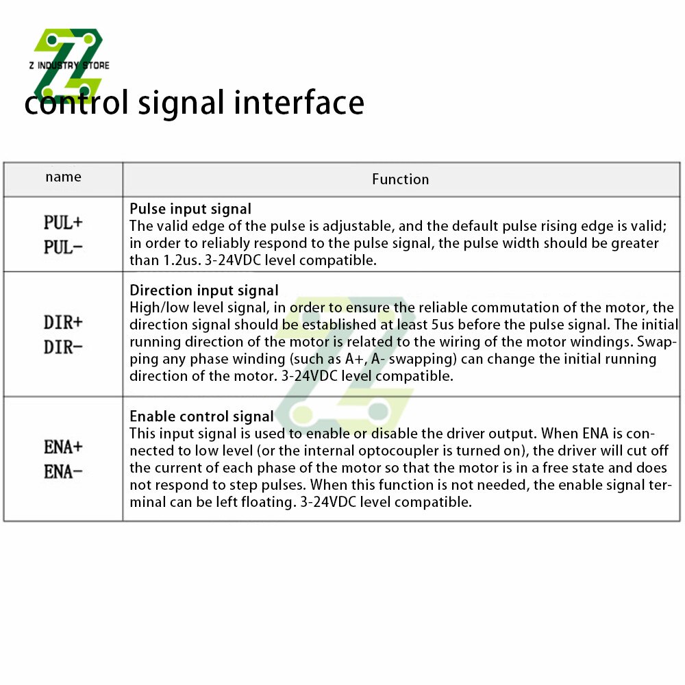 DM542X Digital Stepper Motor Driver 4.2A 128 Subdivisions Low Noise for 42/57 Stepper Motor Stepper Motor Controller