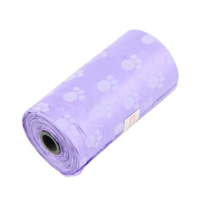 5Roll/Set Pet Waste Poop Bags Dog Cat Clean Up Refill Garbage Bag Dog Poop Bag Waste Bags Dispenser Outdoor Clean For Dogs