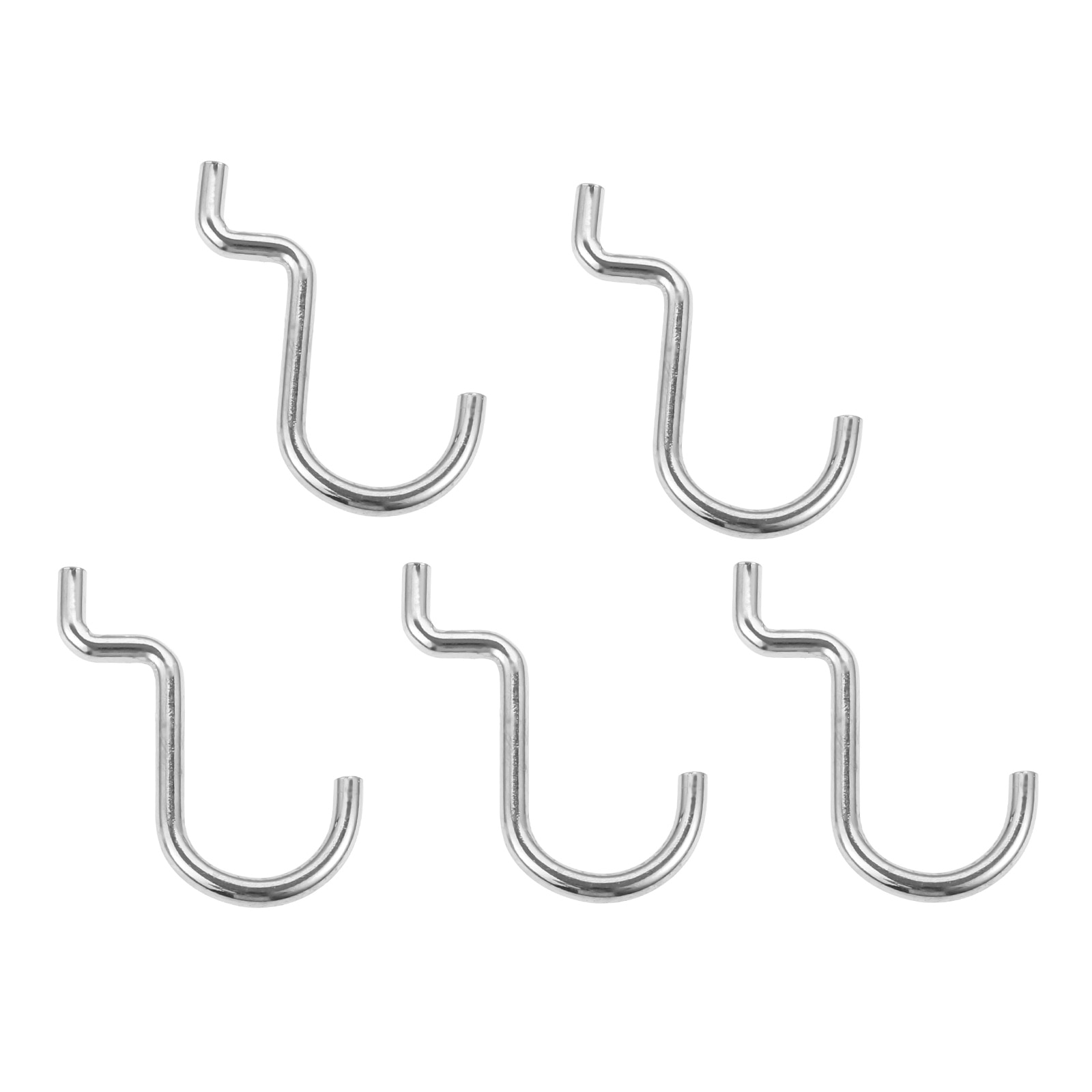 5/2 Pcs Pegboard Organization Plier Holder Peg Hook U Wire Double Loop Wallpeg Display Hammer Punches Scissors Tool Organizer: a