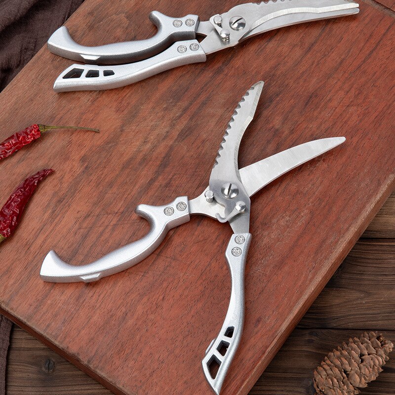 Chicken bone scissors kitchen scissors chicken goose fish scissors stainless steel multifunctional chicken belly bone scissors