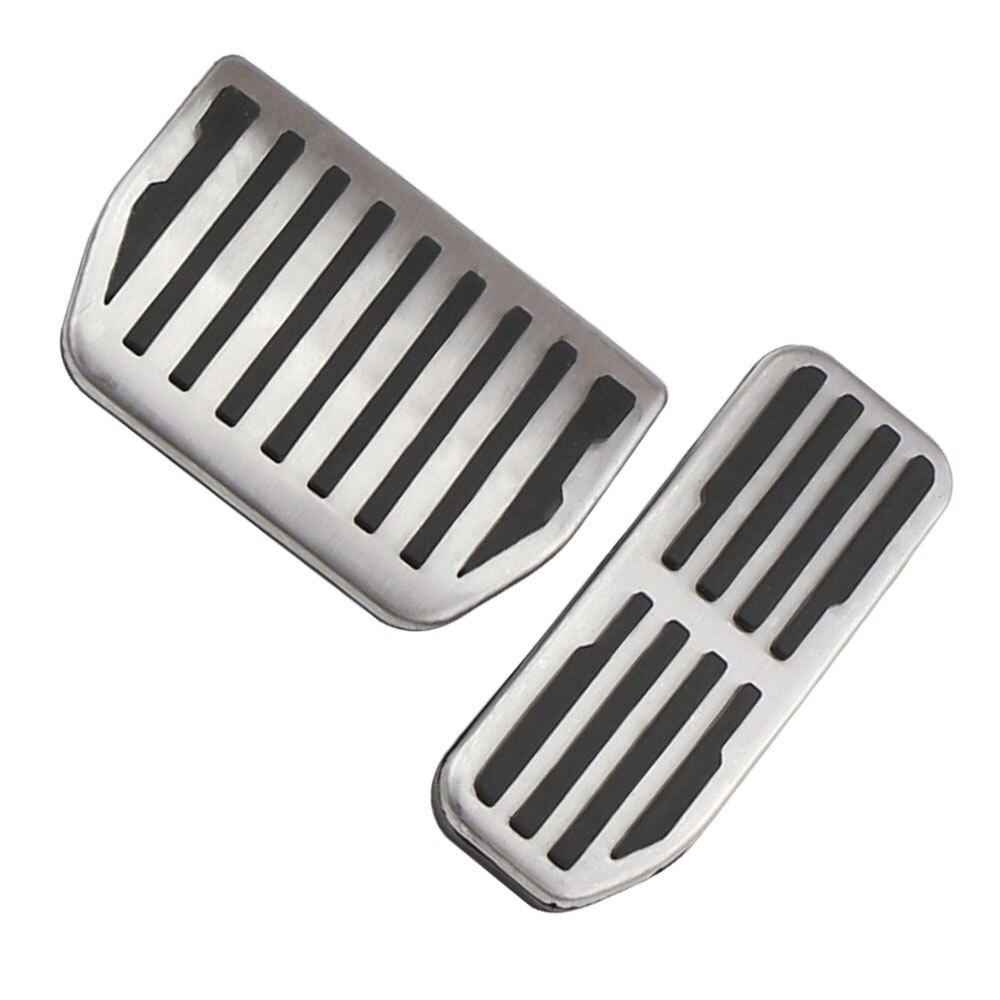 3 kpl/setti auton polkimet jaguarille  x760 xe  x260 xf x761 f- -tahtiin - automaattinen kaasujarrupolkimen kannen lepo pedaali -tarra: Ilman lepoa