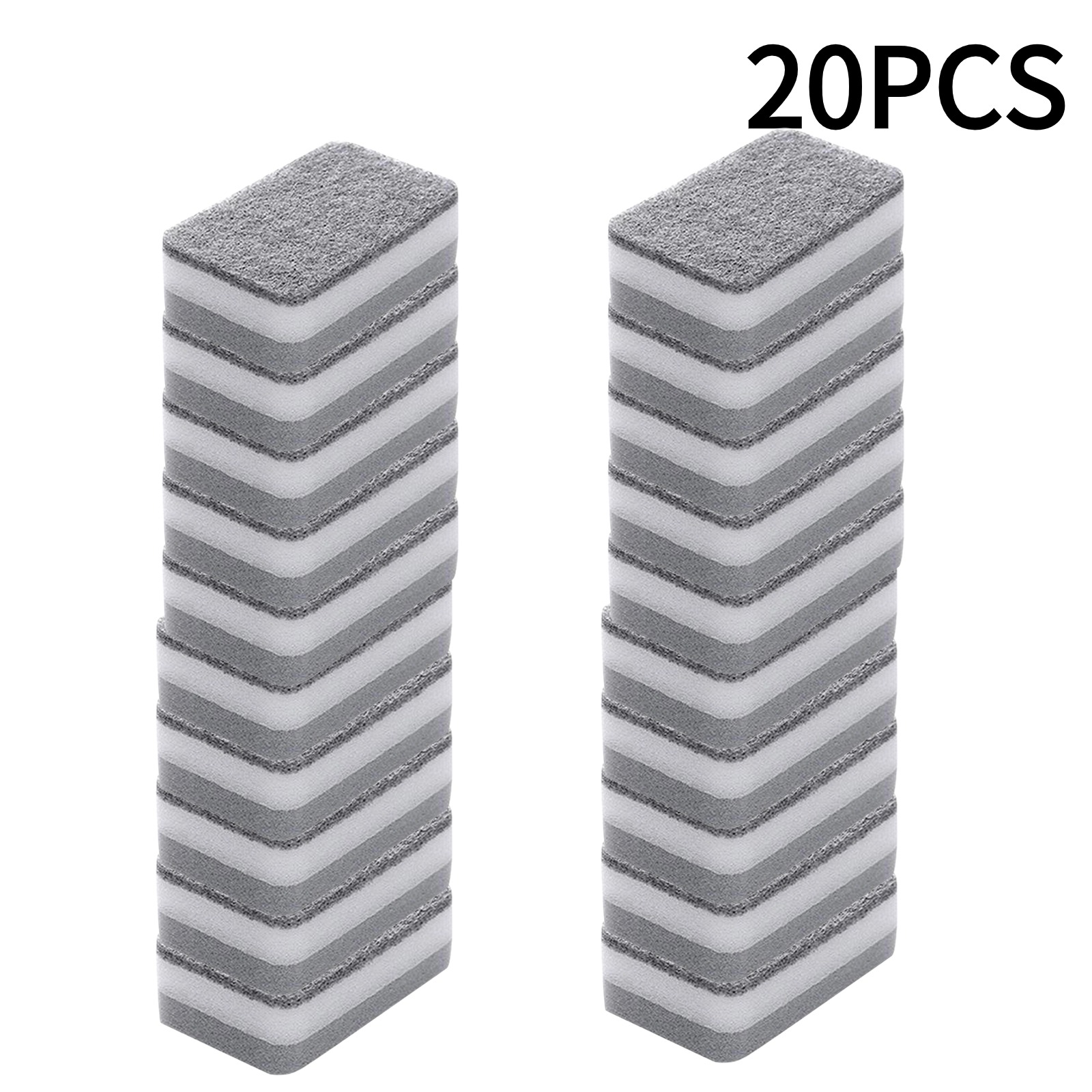 Éponges Magiques Réutilisables à Trois Couches, Tampons à Récurer pour Poêle, Pot, Vaisselle, Ménage, Cuisine, Lingettes, Brosse, Outils de Nettoyage: Bleu