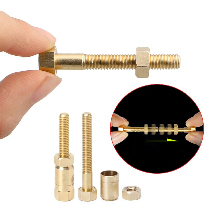 1 set rekwisieten autorotatie roterende moer van bout schroef close-up magische gimmick truc