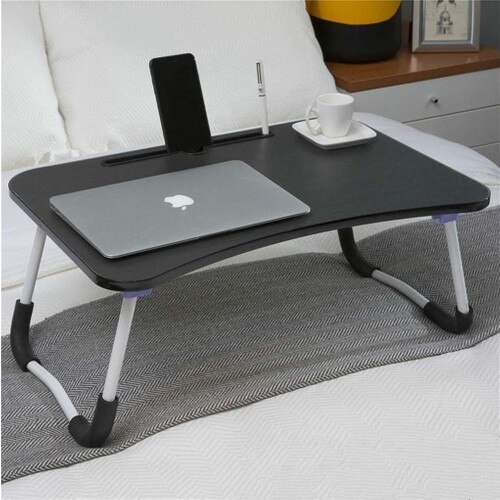 Working Bed Over Sofa Laptop Table - Black