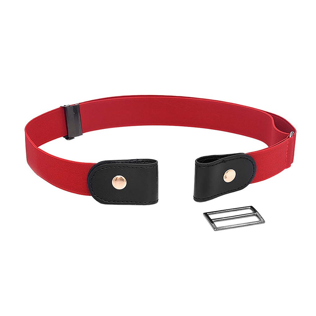 Buckle-Free Belt For Jean Pants,Dresses,No Buckle Stretch Elastic Waist Belt For Women/Men,No Bulge,No Hassle Waist Belt