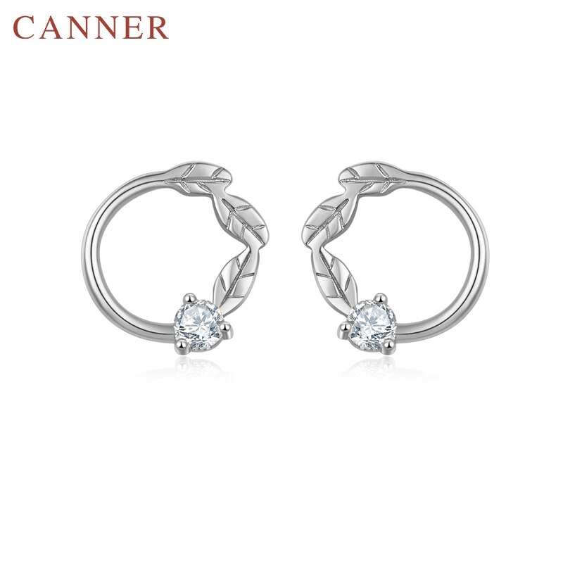 925 sterling zilveren rozenbloem oorbellen voor vrouwen in minimalistische zirkonia dieren slang/ogen oorbellen sieraden oorbellen: Zilver 3