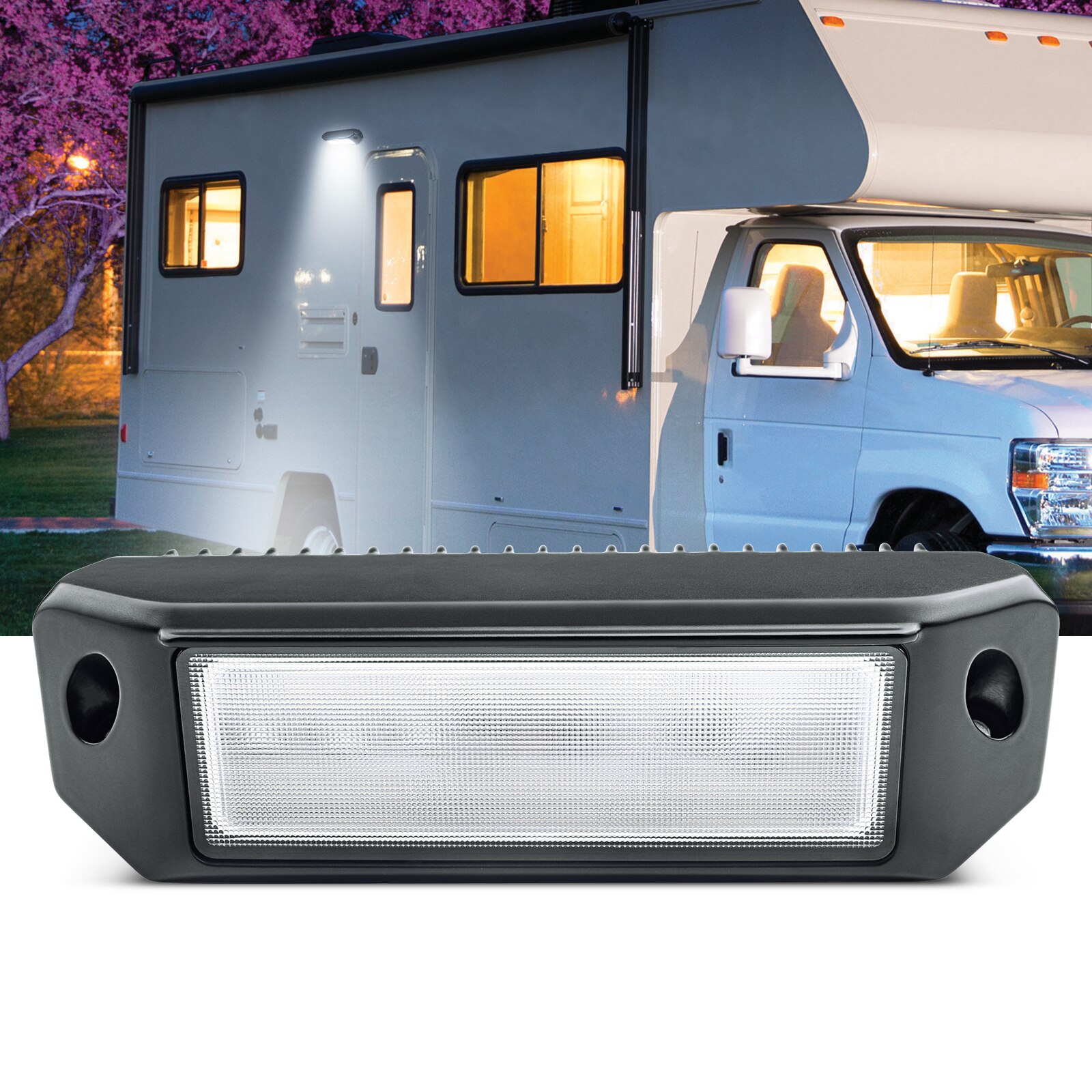 Mictuning 3000 Lumen Luifel Lights Rv Exterieur Led Veranda Light Utility Vervanging Verlichting Voor Campers Trailer Kampeerders Luifel Licht: Default Title