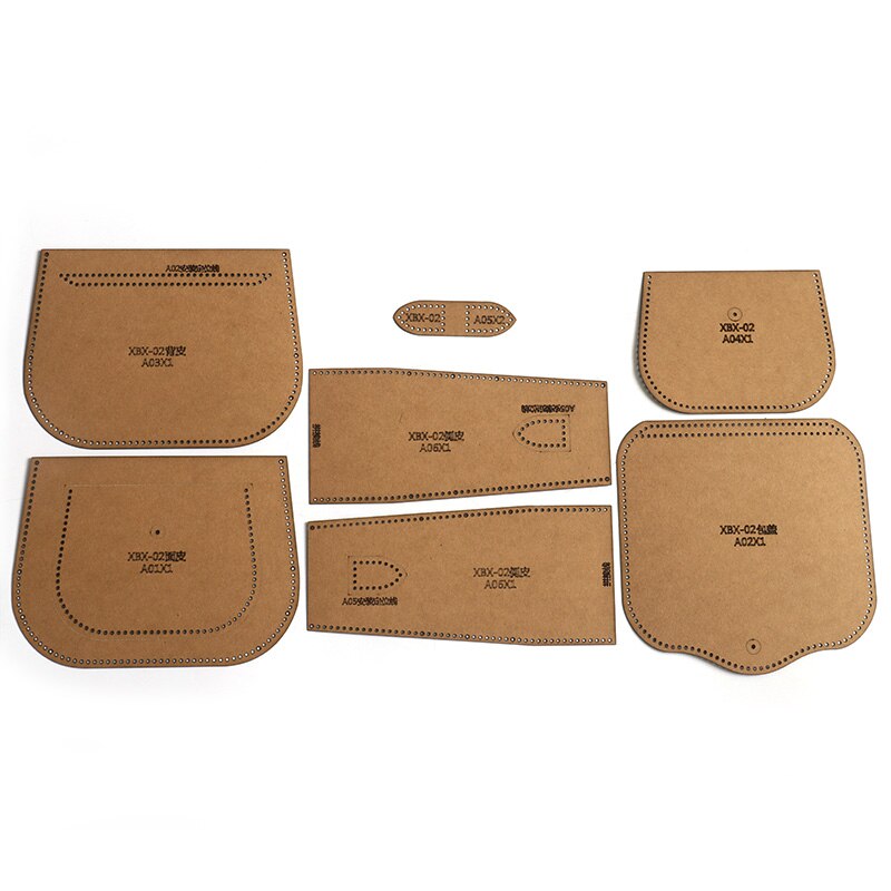 DIY Handmade Ladies Shoulder Bag Messenger Bag Sewing Pattern Hard Kraft Paper Stencil Template DIY Craft Supplies 17.5cm*13cm: Default Title