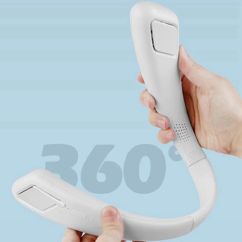 Hanging Neck Fan,Hanging Speaker Fan, Three Levels Adjustable 360 Degree Rotatable Bluetooth Connection Machine
