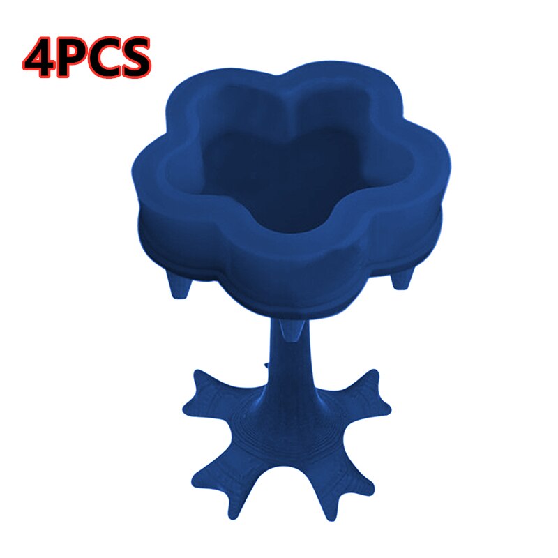 Shot Glass Bar Sets 5 Shot Glasses Dispenser Automatic Wine Dispensing Tool Vodka Whiskey Wineglass Holder Distributor: blue 4pcs