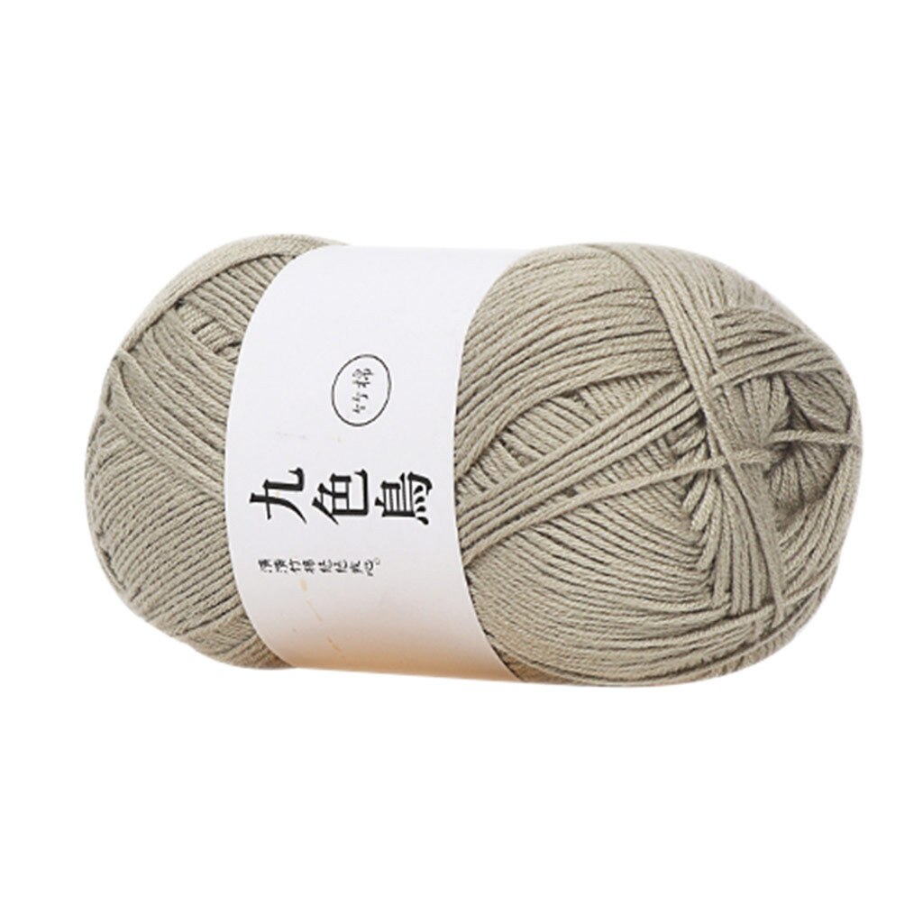 Bamboo Charcoal Cotton Baby Line Fine Wool Crochet Diy Children Cotton Yarn Comfortable Wool Blended Yarn Apparel Sewing Yarn: B