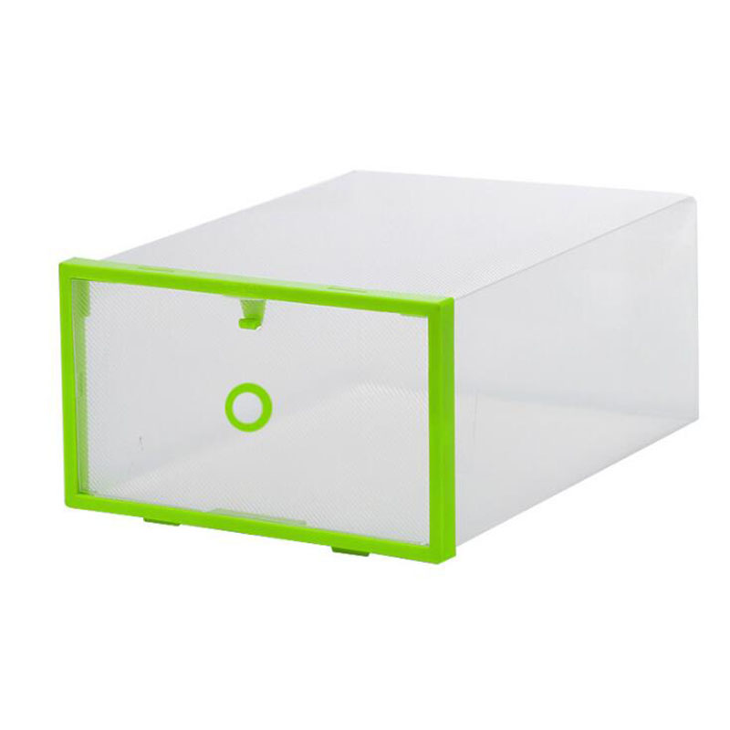 Plast skoställ organisatör genomskinliga skokartonger hängare multifunktionell diy clamshell förvaringslåda hem organisation fodral