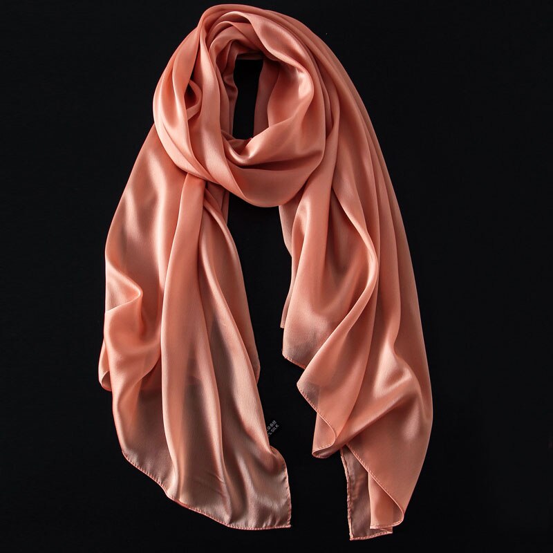 [aetrends] 12 enfärgade scarf siden filt scarf dam scarves z -3060