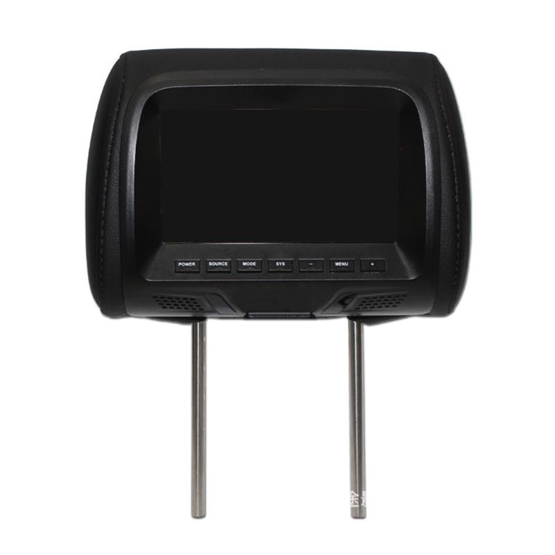 Universal køretøjs nakkestøtte 1080p mp5 skærm justerbar bilmontering multimedia  l9bc