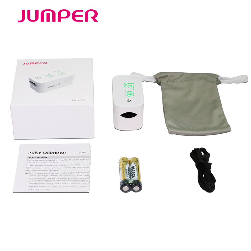 Jumper-oxímetro de pulso para dedo, oxímetro de pulso con Bluetooth, pulsioxímetro saturador