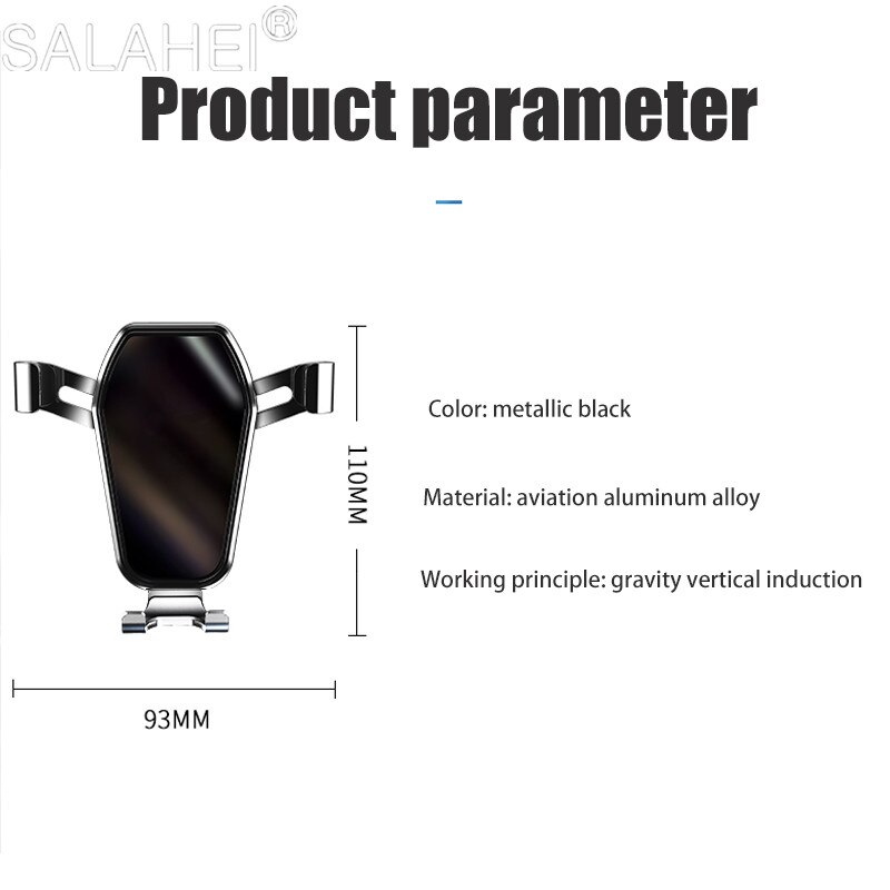 Support de téléphone portable pour voiture pour Toyota Camry Auto intérieur tableau de bord pince de montage 360 degrés Rotation Support de téléphone Support
