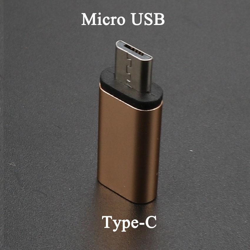 Yuxi Type-C Converter Naar Micro Usb 3.0 USB-C Adapter Voor Iphone & Android Charger/Datum Kabel Connector naar Ios Poort: Type-C to Micro