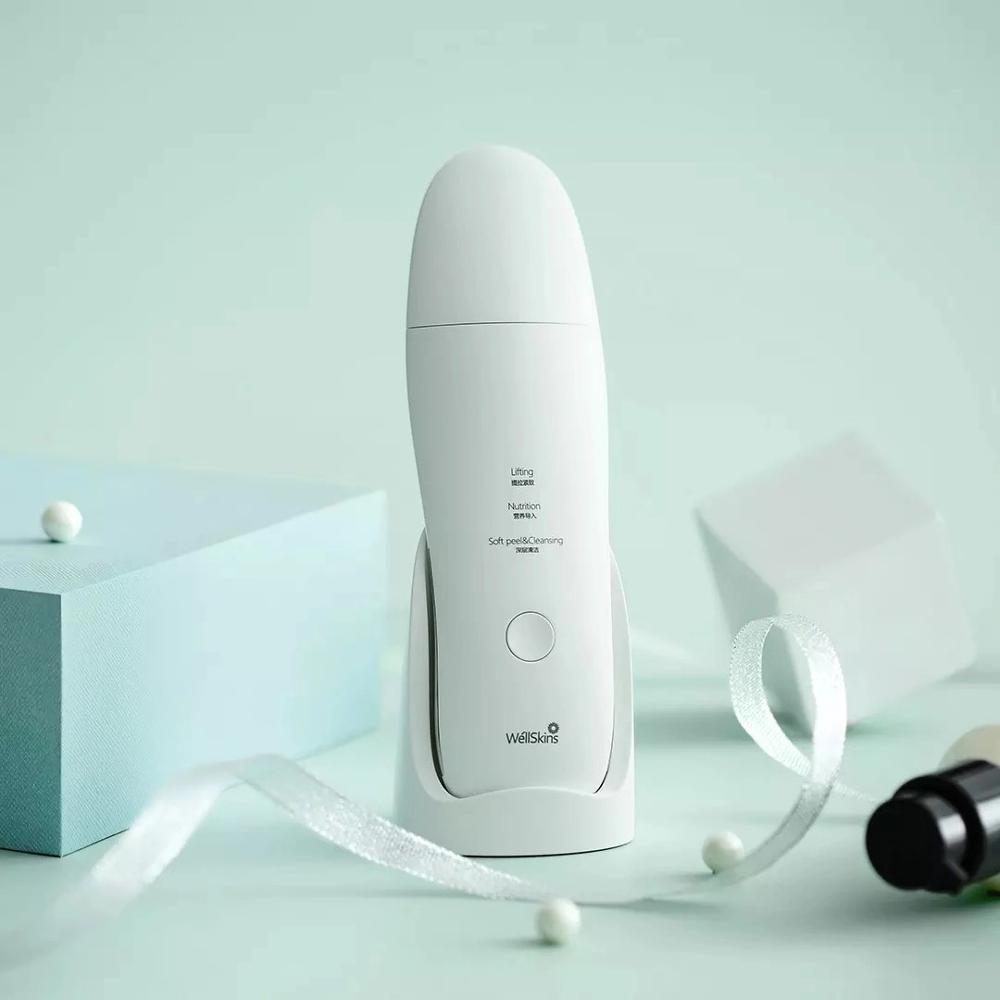 Xiaomi Youpin Ultrasonic Facial Skin Scrubber Deep Face Cleaning Peeling Skin Care Device Smart home Chip Beauty Instrument