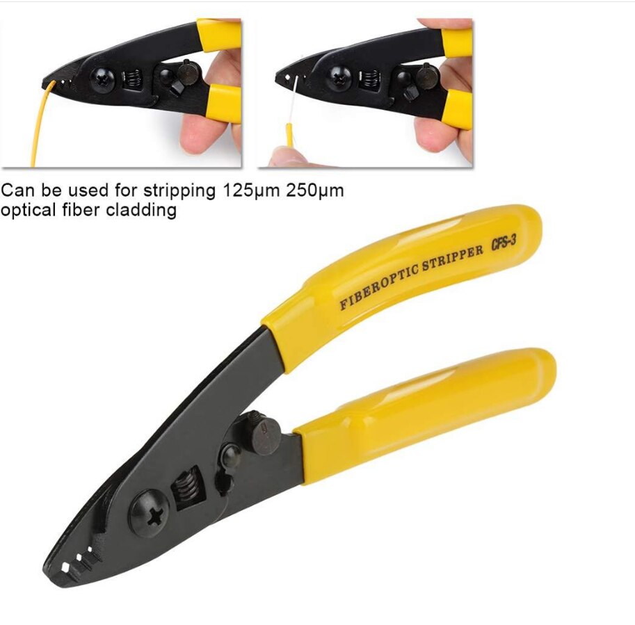 FTTH optic fiber cutter cfs-3 stripper Tri-Hole stripper fiber optic tool kits