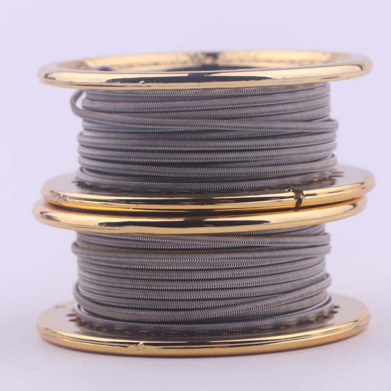 10 Feet XFKM Alien V2 Coil Wire NI80 SS316 Heating Wire High Density RDA RBA RDTA Rebuildable Atomizer Heating DIY Coil Wire