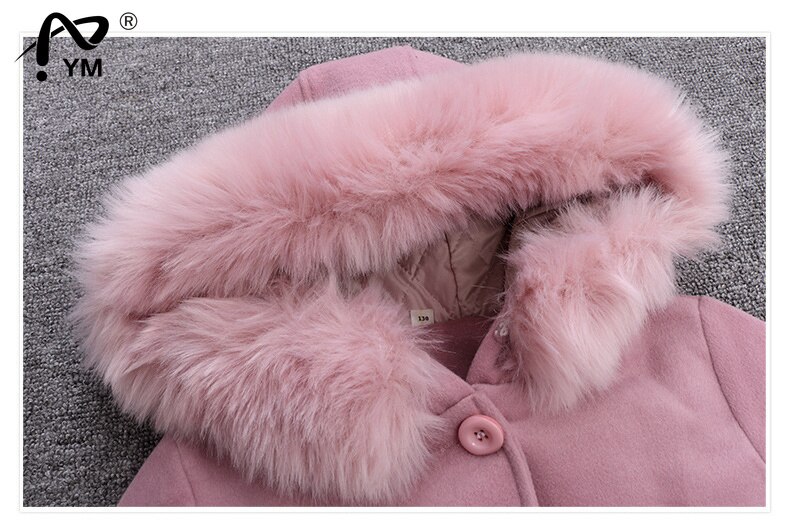 Nuove ragazze giacche invernali sezione lunga abbigliamento con cappuccio giacca a vento abiti primaverili cappotti di lana giacca per bambini capispalla autunno per ragazze