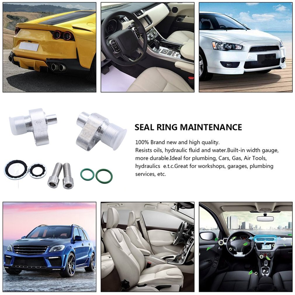 LS SI-AT11280 AC Compressor Adapter Fittings For Denso 10S17F & 10S20F Automobile Accessories Compressor Adapter Fittings