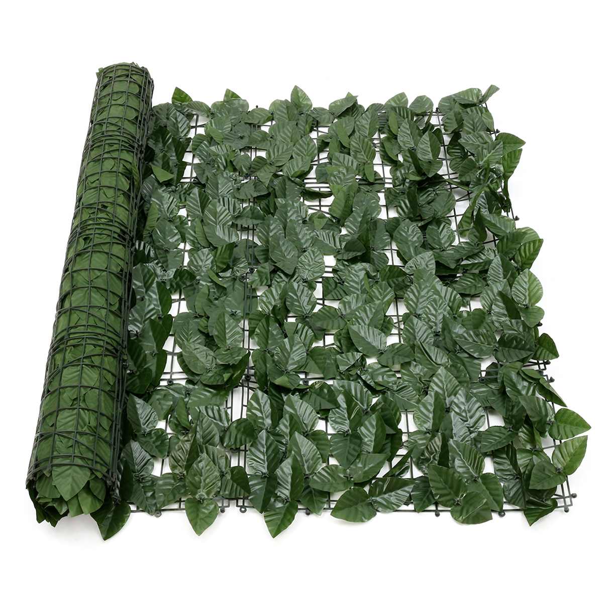 Artificial Leaf Garden Fence Screening Roll UV Fade Protected Privacy Artificial Fence Wall Landscaping Ivy Garden Fence Panel