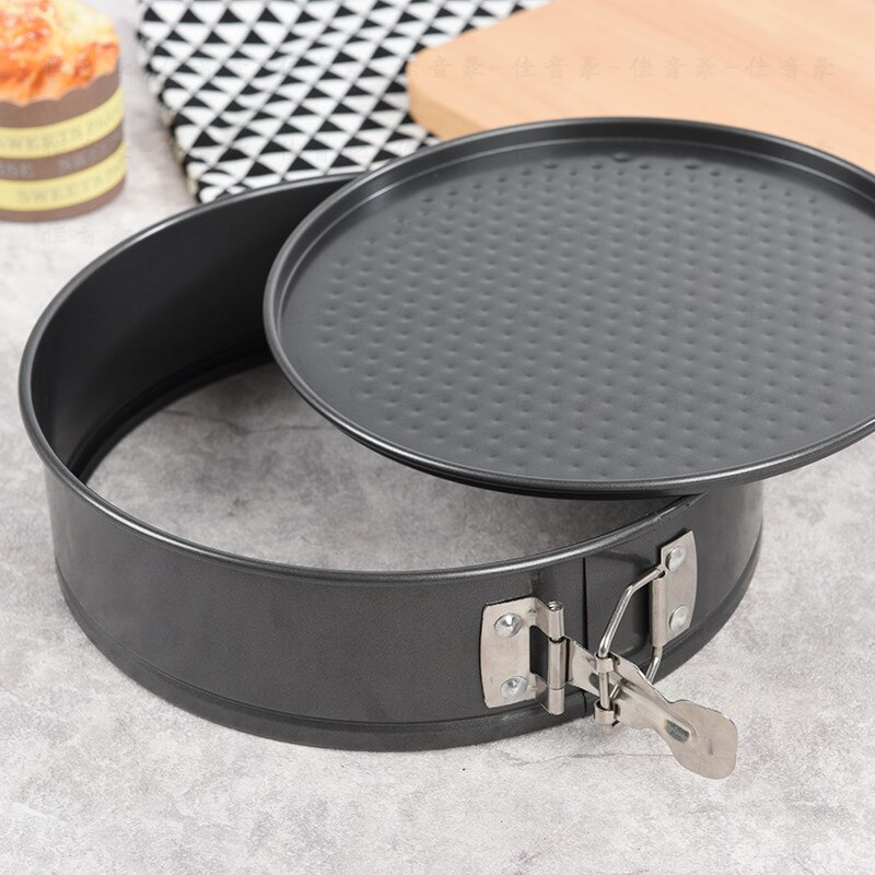 Metal Cake Baking Pan Removable Bottom Springform Cheesecake Pan Round Shape Non-stick Baking Molds Kitchen Bakeware