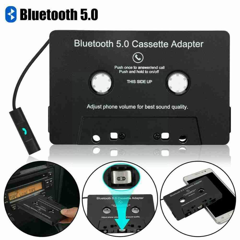 Jinserta Bluetooth 5.0 Converter Auto Tape Mp3/Sbc/Stereo Bluetooth Audio Cassette Voor Aux Adapter Smartphone Cassette Adapter