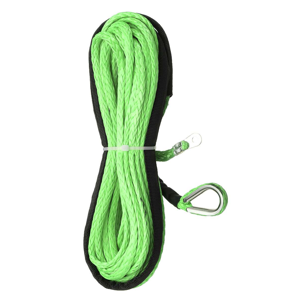 3/16 ''X 50 'Synthetische Vezels Winch Line Kabel Touw 5500 + Lbs + Schede Voor Atv Utv 5.5mm * 15M Synthetische: green