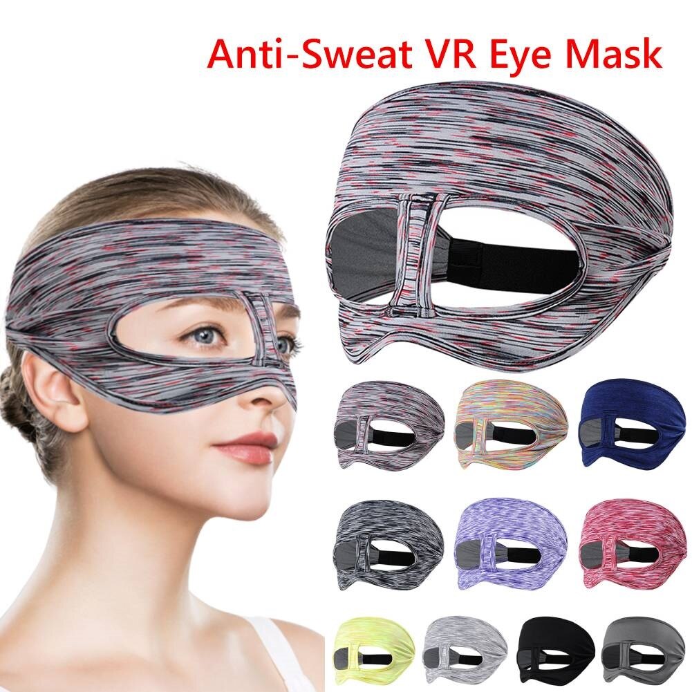 Vr Bril Zweet Band Verstelbare Elastische Eye Cover Ademend Oogmasker Vocht Wicking Zonnescherm Gezichtsmasker Voor Oculus Quest 2/1