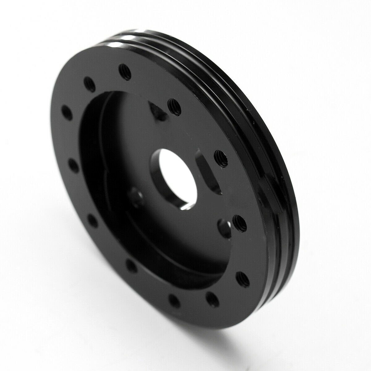 Auto Lenkrad Dichtung Auto Schwarz Aluminium Legierung Adapter einstellen Innen