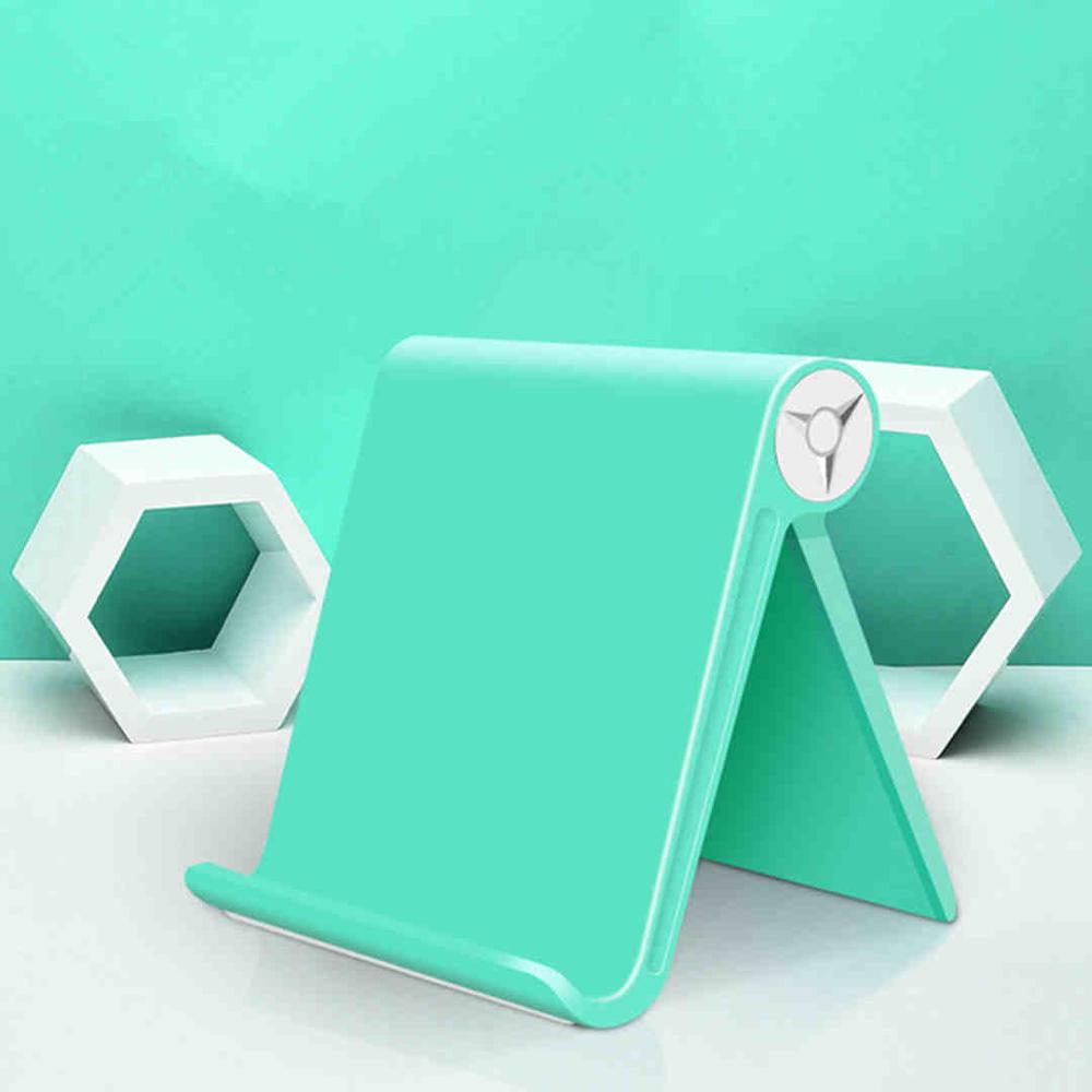 Tablet Holder Stand Voor Ipad Kindle Opvouwbaar Verstelbare Hoek Bureau Telefoon Houder Stand Mount Voor Iphone Samsung S10: Green