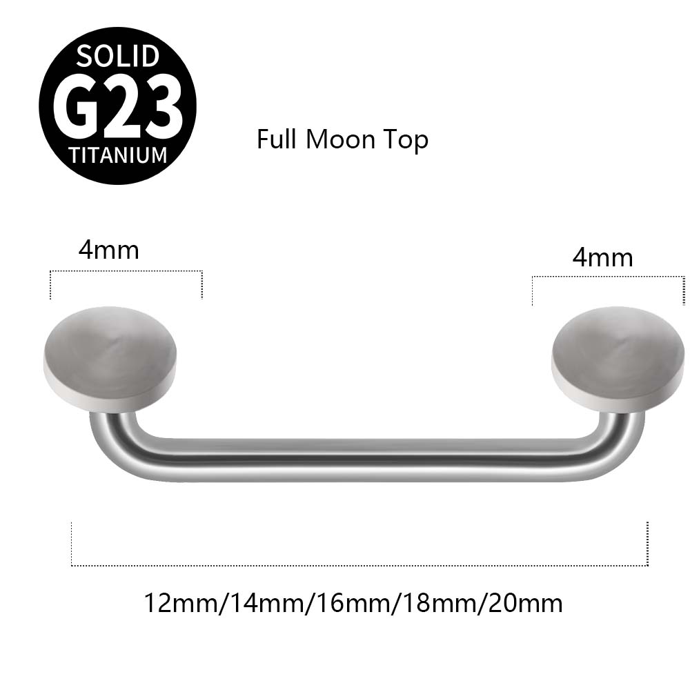 1PC G23 Titanium Surface Piercings Double Ball Staple Dermal Anchor14G Internal Threaded Cone Micro Dermal Anchors Bar Jewelry: green / Antique Copper Plated